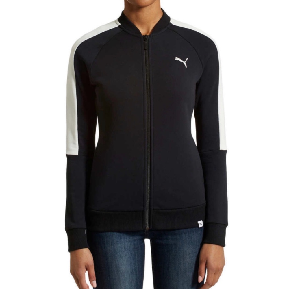 Puma Women's Classics T7 Track Jacket Zip-up with Sides pocket size S